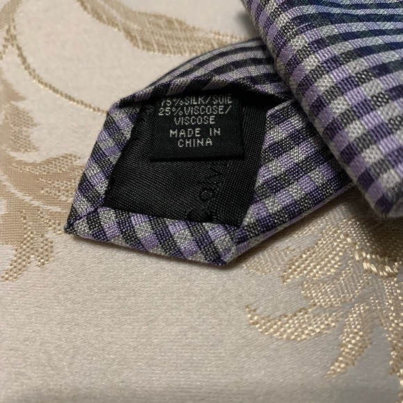 Calvin Klein Blue/Grey Tie - Picture 4 of 10